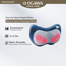 Ihoco by Ogawa Regen Shiatsu Back and Neck Massager Pillow*